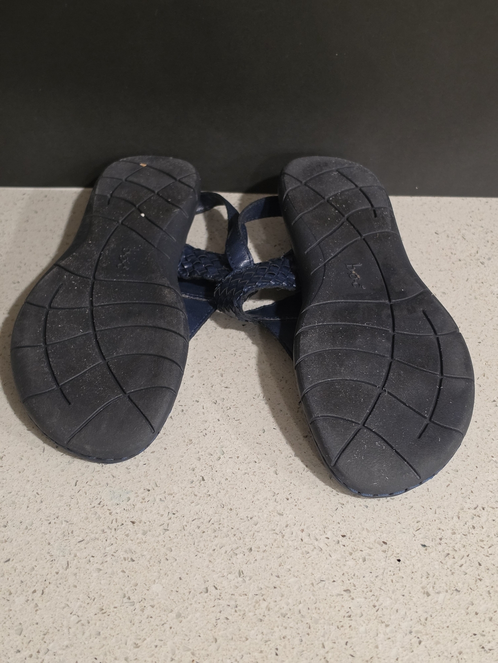 boc Navy Braided Thong Sandals - Picture 3 of 5